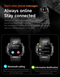 LIGE 2025 GPS Smartwatch for Men – Outdoor Sport Watch with AI Assistant, Compass, Altimeter, Barometer, and 3ATM Waterproof Protection thumbnail 12