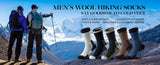 5 Pairs Men’s Merino Wool Hiking Socks – Warm, Moisture-Wicking Winter Crew Socks for Outdoor & Casual Wear (US Size 7–13) thumbnail 6