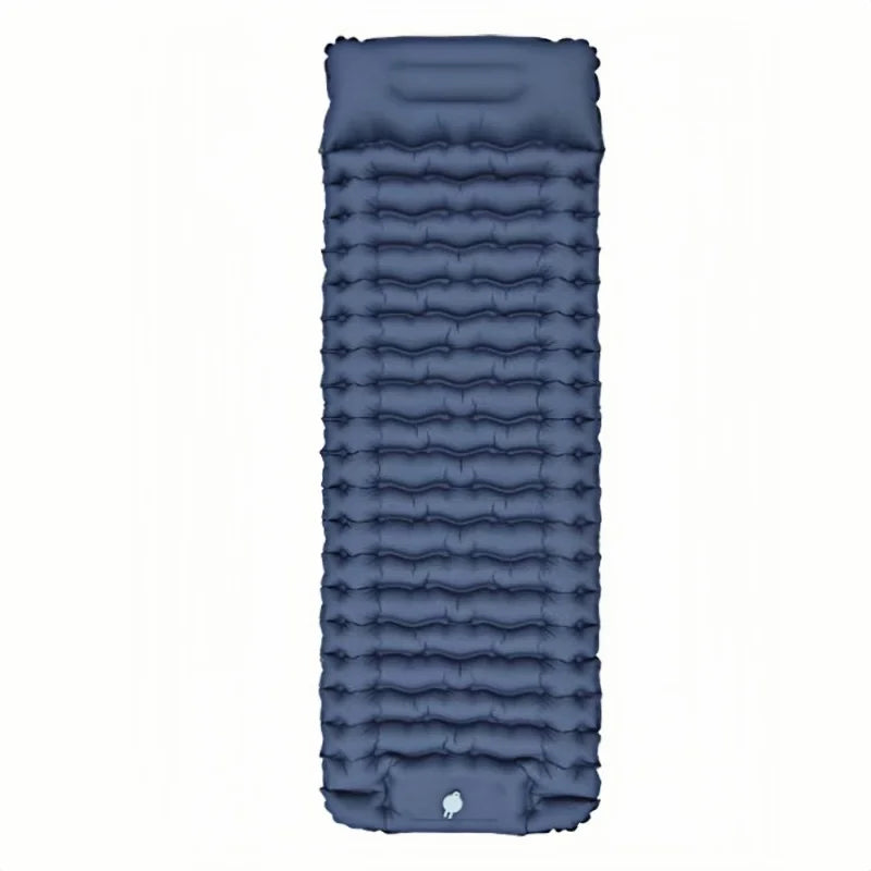 Ultra-Light Thickened Camping Air Mattress with Built-In Pillow & Pump – Compact & Durable Travel Sleeping Pad