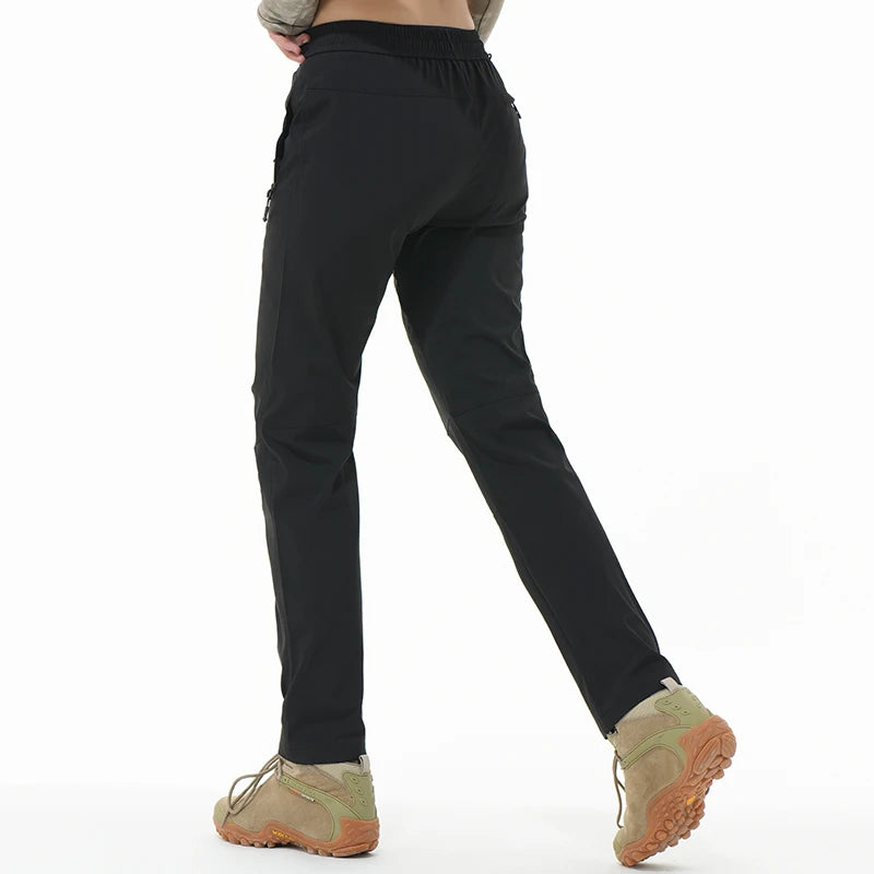 LNGXO Women's Waterproof Hiking Pants – Stretch Cargo Trousers for Trekking, Camping & Outdoor Sports