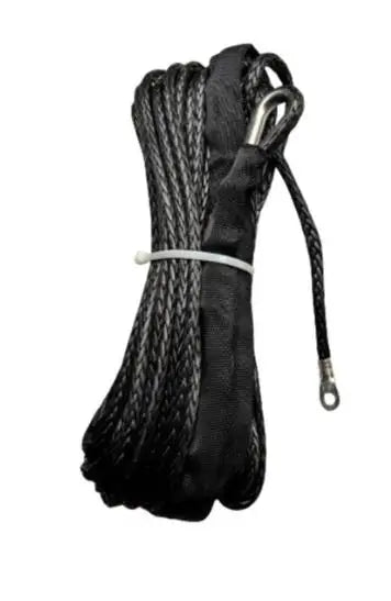 15M Synthetic Winch Rope – 10,000LBS Recovery Cable (5mm) for 4WD, ATV, SUV, Truck, Boat