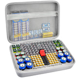 Battery Organizer Case with Tester – Large Capacity Storage Holder for Home & Garage thumbnail 8