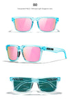 KDEAM Polarized Sunglasses – Unisex Square Frame UV400 Outdoor Eyewear (Red Mirror Lens, Model KD332) thumbnail 39