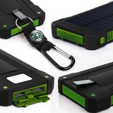 200,000mAh Solar Power Bank – Heavy-Duty Outdoor Backup Charger with Dual USB, LED Flashlight & Compass thumbnail 11