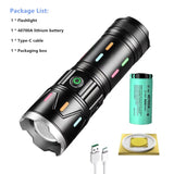 9000000LM Rechargeable Tactical LED Flashlight – 600W, Long-Range Beam, 12000mAh Power Bank, Waterproof & Zoomable thumbnail 22