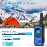 AWANFI Rechargeable Walkie Talkies (2/3/4-Pack) – Long Range 2-Way Radios with 16 Channels, VOX, USB-C Charging – Ideal for Kids & Adults, Outdoor Camping & Hiking thumbnail 5