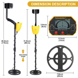 TC-220 Portable Metal Detector – 5 Detection Modes, Smart LCD, Deep Scan Precision thumbnail 12