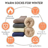 Winter Thermal Socks for Men & Women – Insulated Cold Weather Hiking Socks (Multiple Pairs Available) thumbnail 4