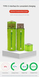USB Rechargeable AA Lithium Batteries (4-Pack) – 1.5V 1500mWh Fast-Charge, Long-Lasting with Storage Case thumbnail 7